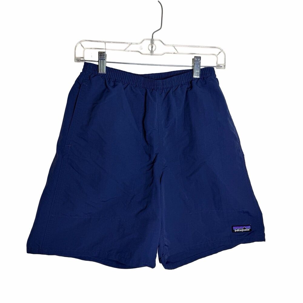 Patagonia Netplus Shells Men’s Blue Baggies 7” Inseam Shorts Size Small 58035